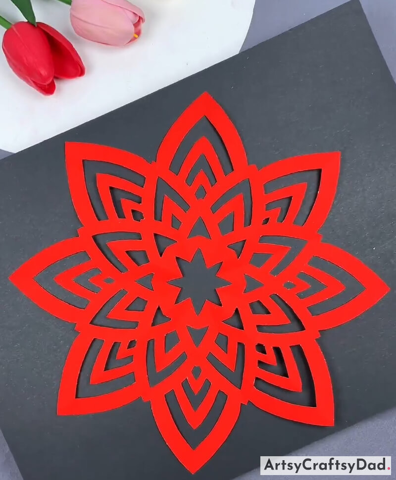 Amazing Snowflake Paper Cutting Craft Idea for Kids- Eco-Conscious Art and Craft Ideas for Kids Using Recycled Materials