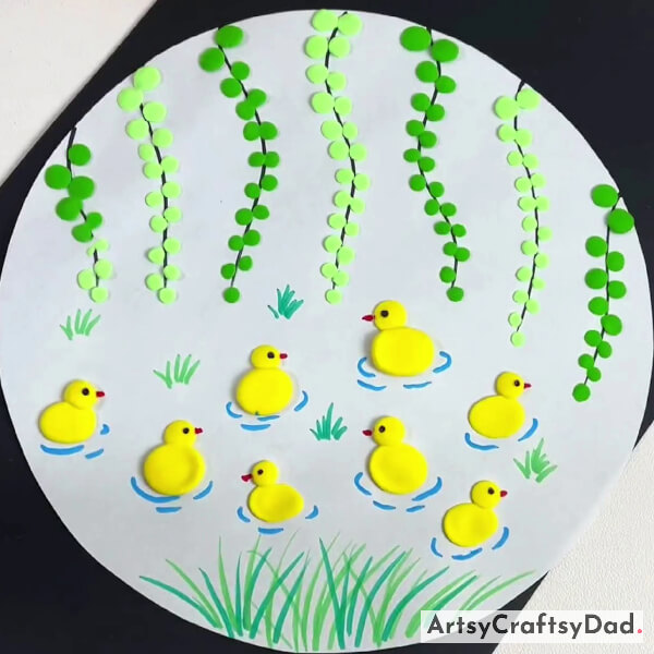 Our Beautiful Duck Clay Craft Tutorial In Pond Is Ready!