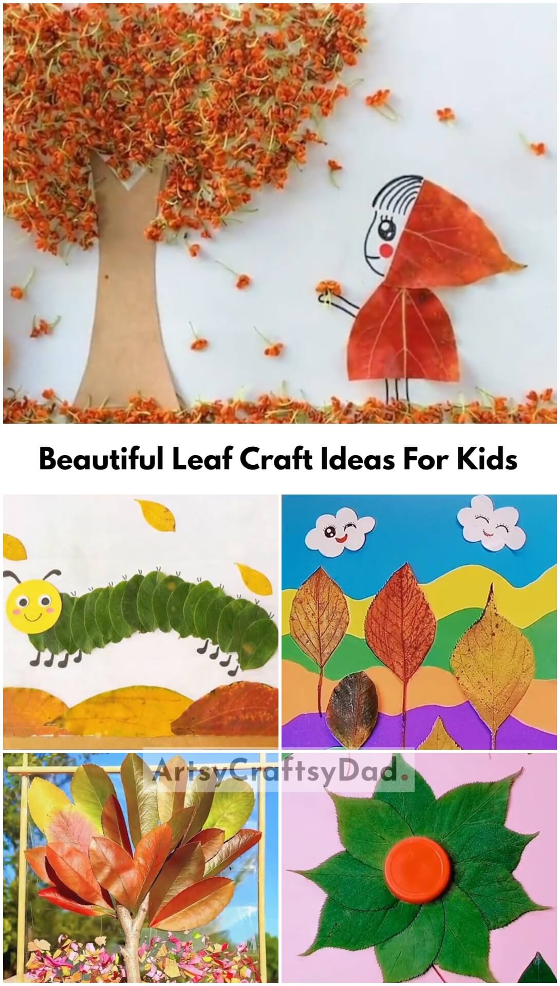 Beautiful Leaf Craft Ideas For Kids