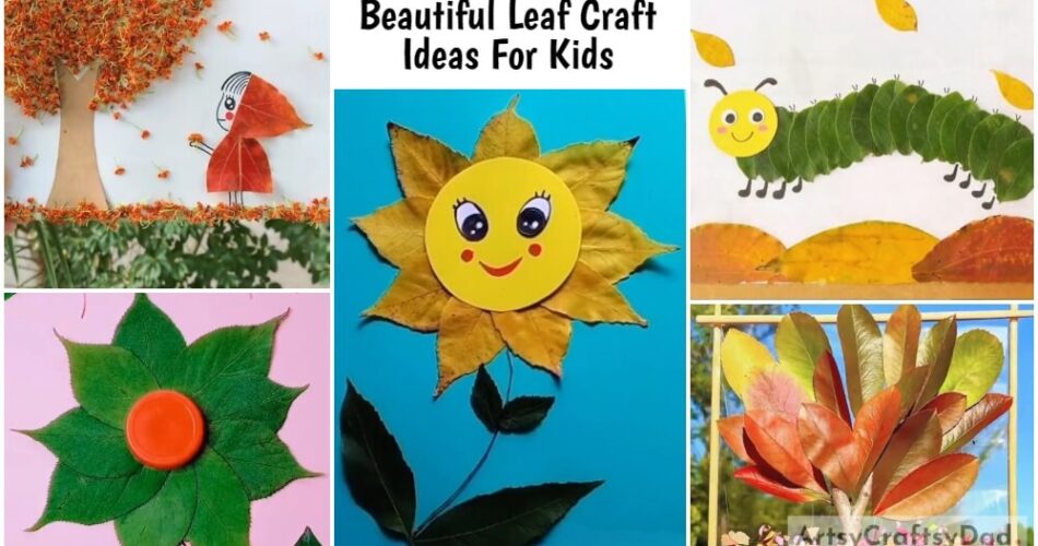 Beautiful Leaf Craft Ideas For Kids