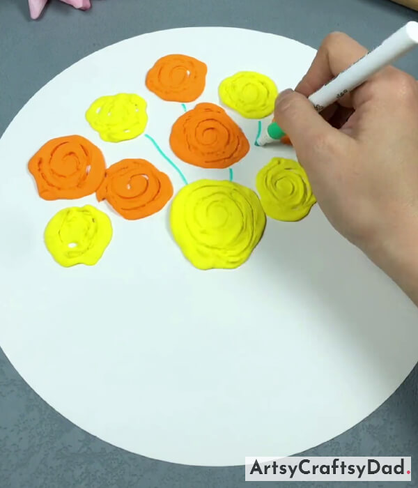 Drawing Flower's Stems