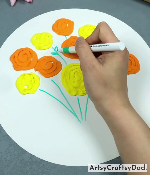 Drawing Flower's Leaves