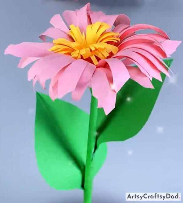 DIY Paper Flower Decoration Art & Craft for Beginners - Eco-friendly Flower DIYs for Kids
