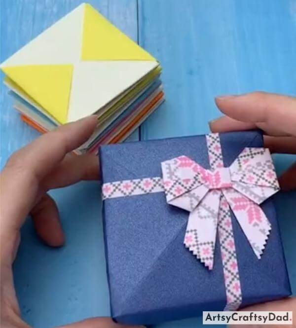 DIY Paper Magic Box Craft Idea For Kids-Kids can Explore their Creativity with DIY Origami Container Crafts