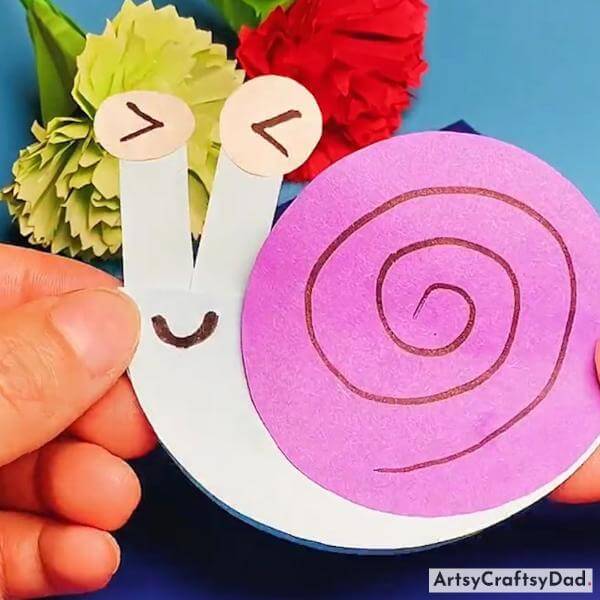 Easy and Simple Paper Snail Kid's Craft To Make At School-Get inspired by these delightful craft ideas featuring adorable animals. 
