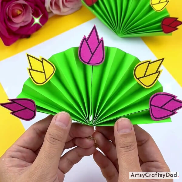 Our Spring Flower Craft Is Completed Here!