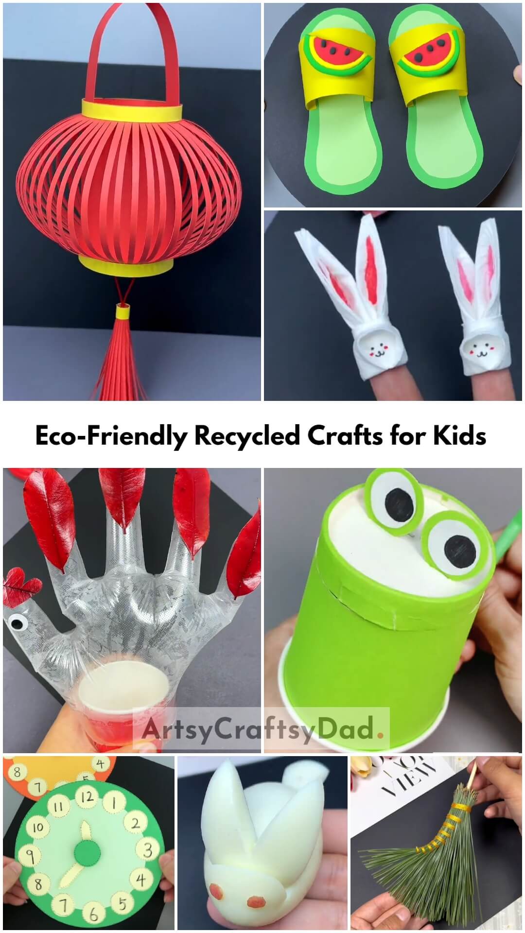 Useful and Eco-Friendly Recycled Crafts for Kids