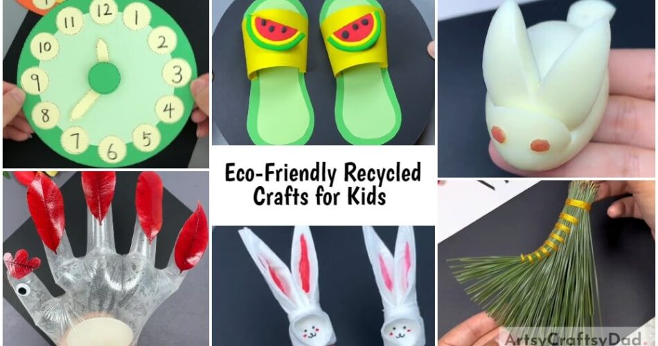 Useful and Eco-Friendly Recycled Crafts for Kids