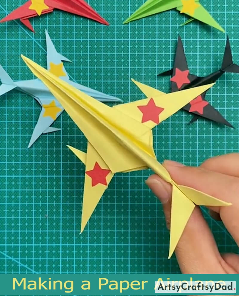 Fantastic Origami Paper Airplane Craft Idea For Kids-Inspiring Origami Projects for Kids: Explore the World of Colors in Artful Paper Crafts