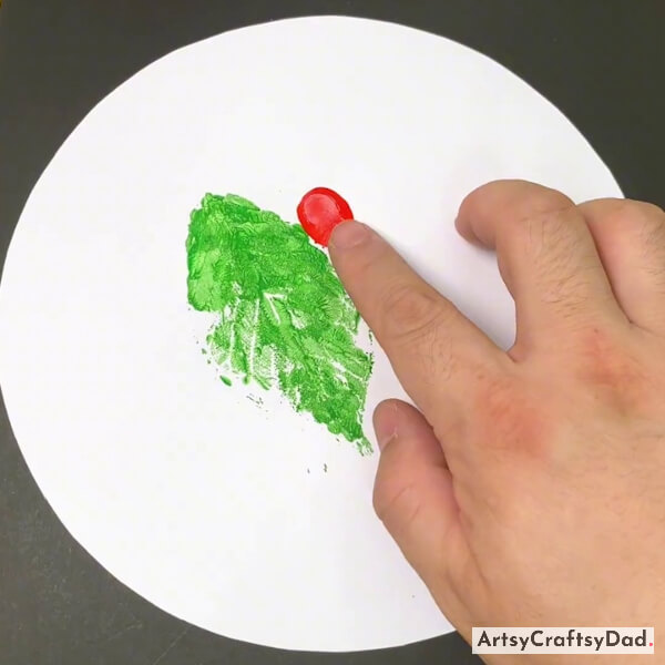 Making Caterpillar With Fingerprints