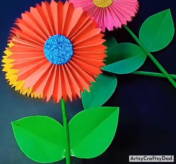 Fun & Creative Paper Flower Craft Idea for Kids - Beginner Crafters: Try These Paper Flower Ideas