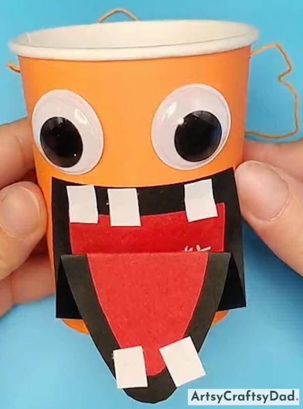 Funny Paper Cup Monster Craft Activity For 6-7 Years Old Kids-Fun and educational crafting ideas for kids to explore and learn from. 