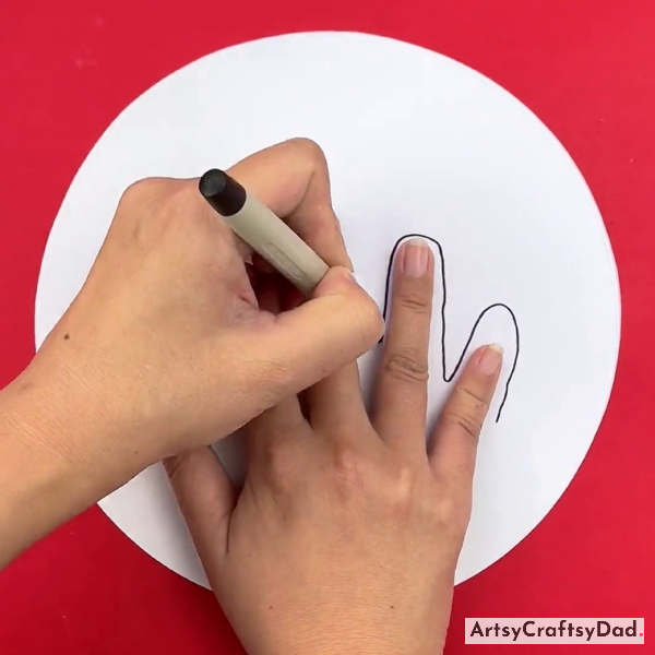 Outlining Hand Gesture