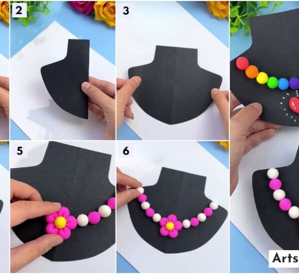 Handmade Clay Jewelry Craft Tutorial For Kids