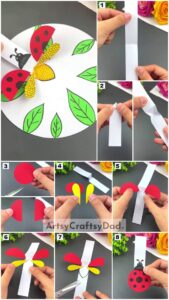 Straw Stamping Flowers Pot Painting Craft Tutorial