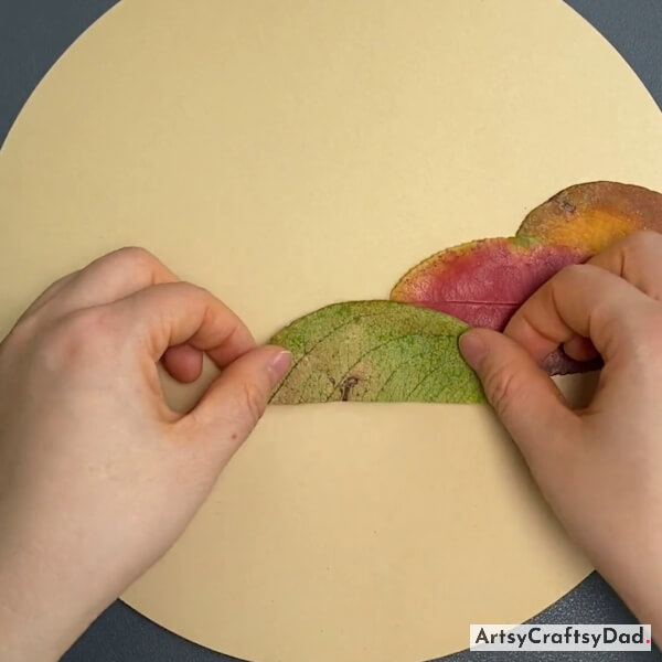 Pasting One More Half Leaf