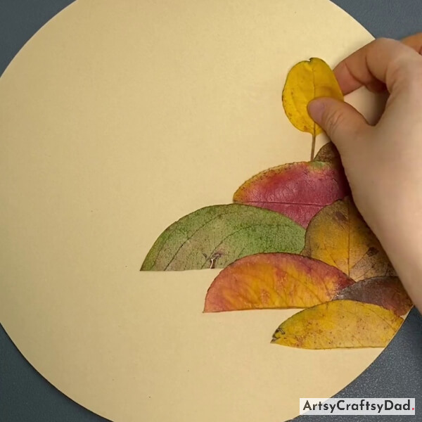 Pasting A Leaf Vertically