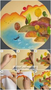 Leaf Nature Scenery Art And Craft Tutorial