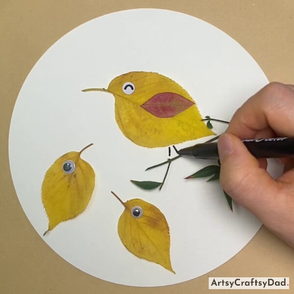 Drawing Birds Leg