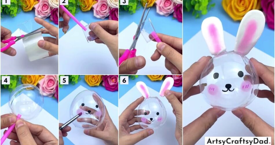 Making a Lovely Balloon Bunny Craft Tutorial Using Nano Tape