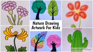 Nature Drawing Artwork For Kids