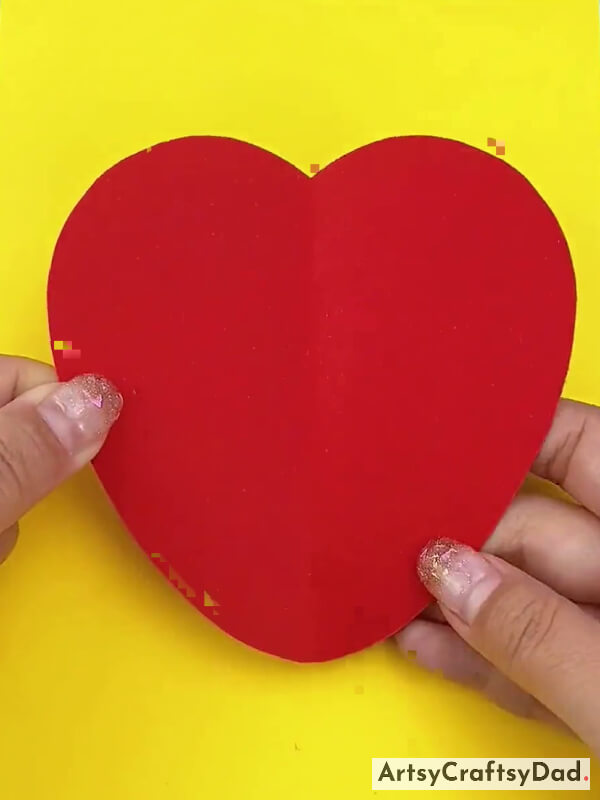 Cutting Out The Heart Drawing