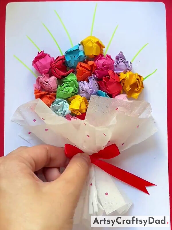 Pasting The Ribbon Bow