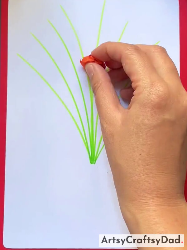 Pasting The Flower