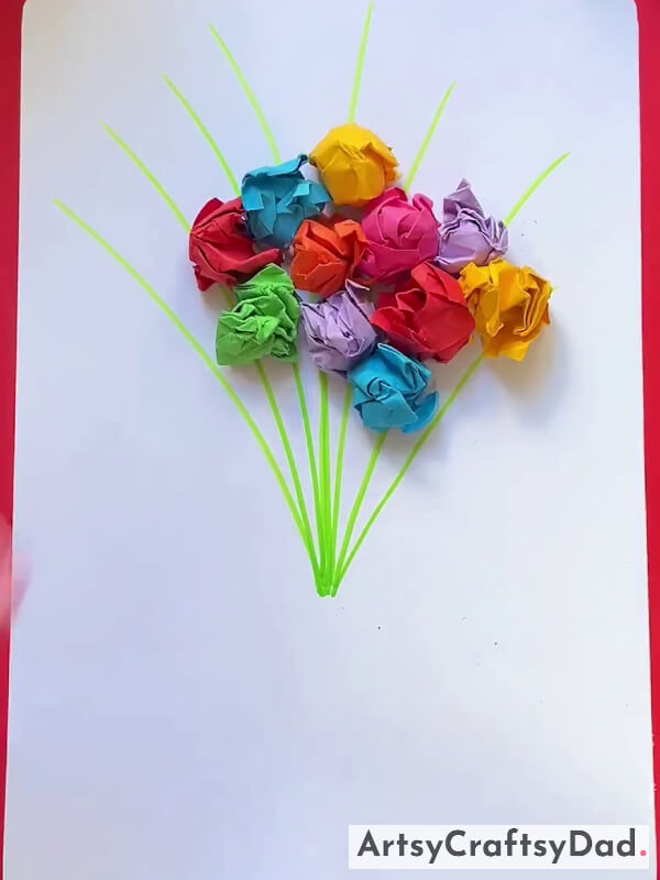 Pasting More Flowers