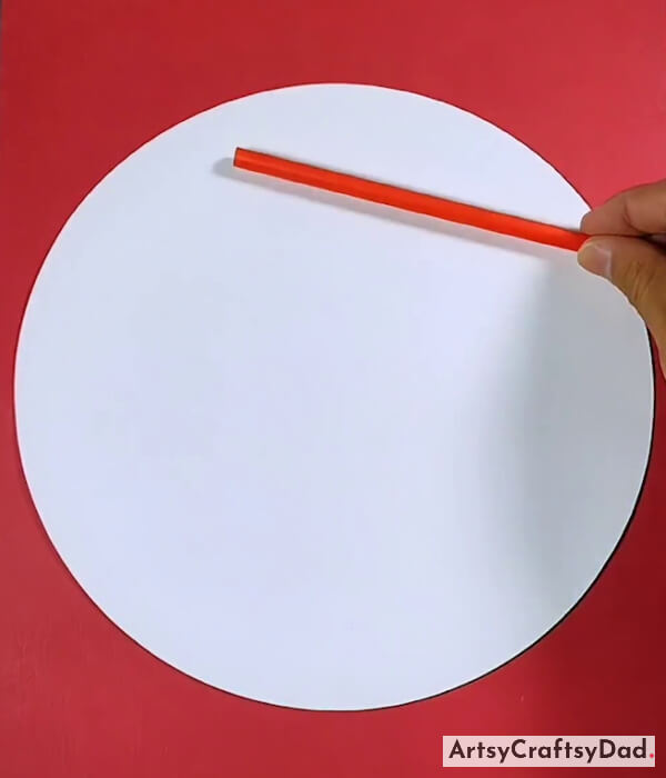 Pasting A Paper Straw