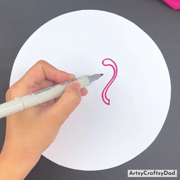 Drawing Flamingo