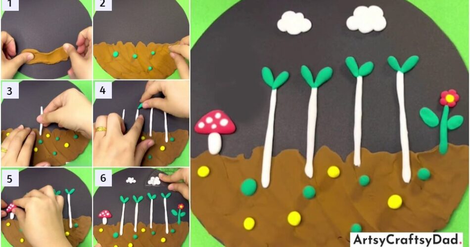 Seed Germinating Clay Craft Tutorial For Kids