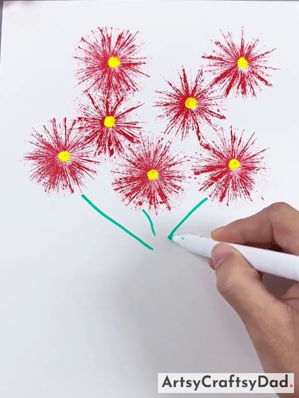 Drawing Flowers Stems