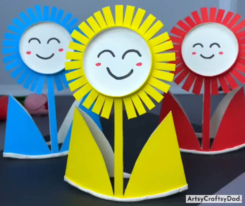 Stunning Paper Cup SunFlower Craft for Kids-Inspiring Ideas for Kids' Recycled Art and Craft Projects