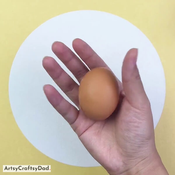 Taking An Empty Eggshell
