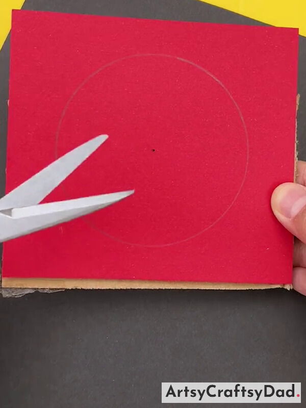 Cutting Circle Outline