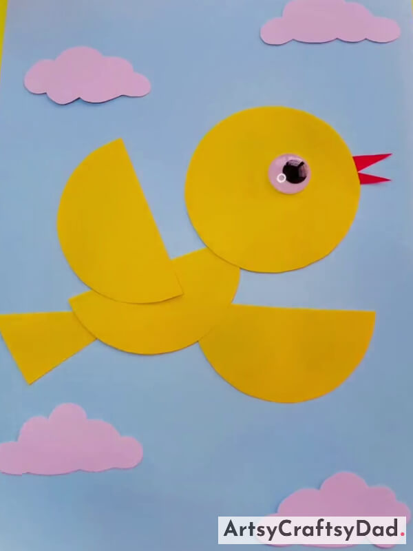 Hurry! Our Paper Bird Flying Craft Is Ready!