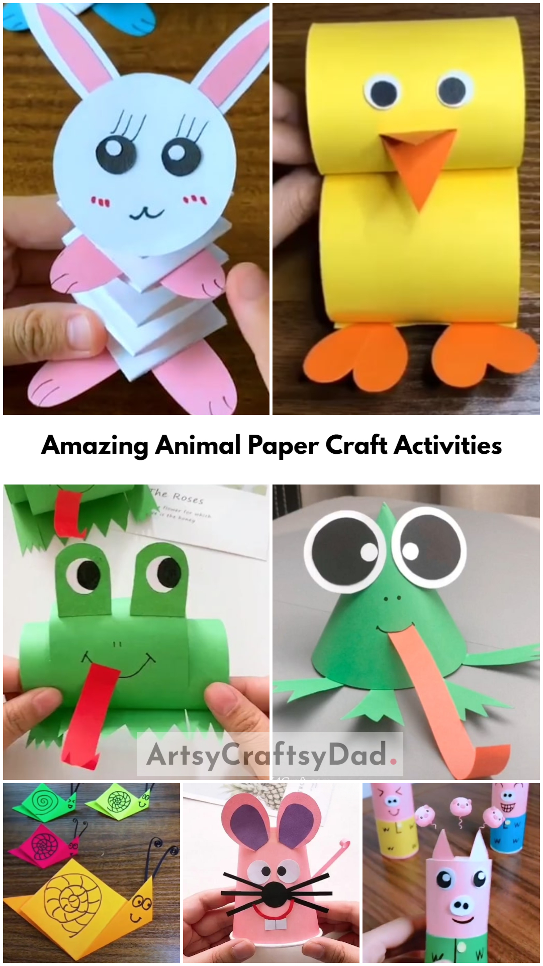 Amazing Animal Paper Craft Activities For Kids