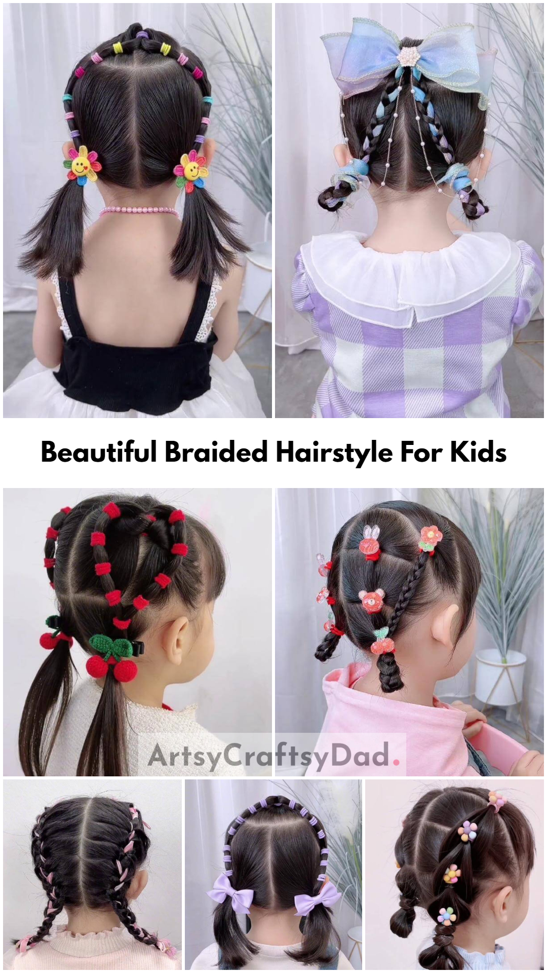 Beautiful Braided Hairstyle For Kids