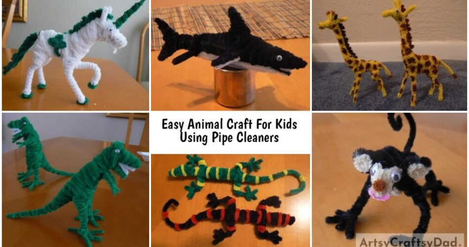 Fun & Easy Animal Crafts for Kids Using Pipe Cleaners