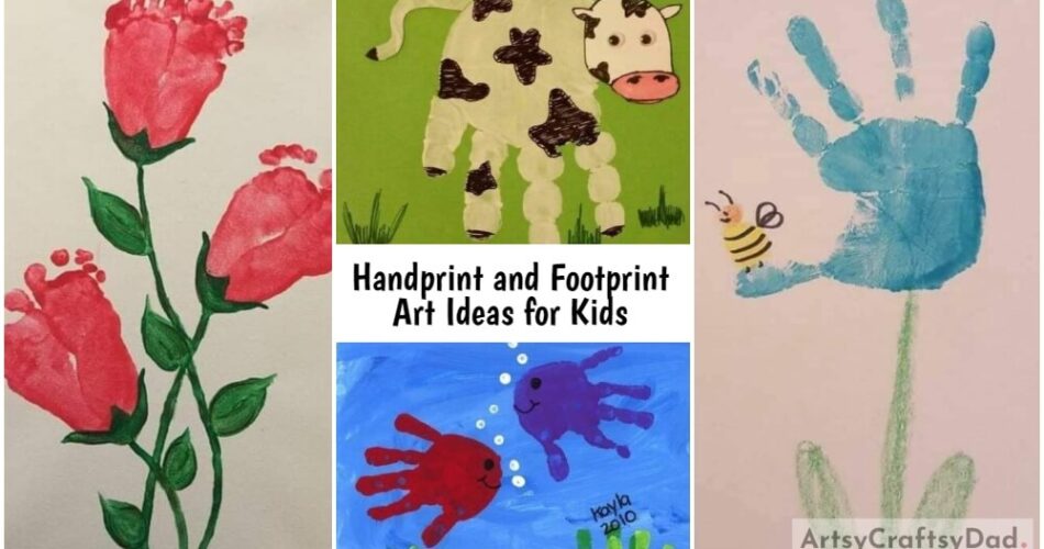Fun and Easy Handprint and Footprint Art Ideas for Kids