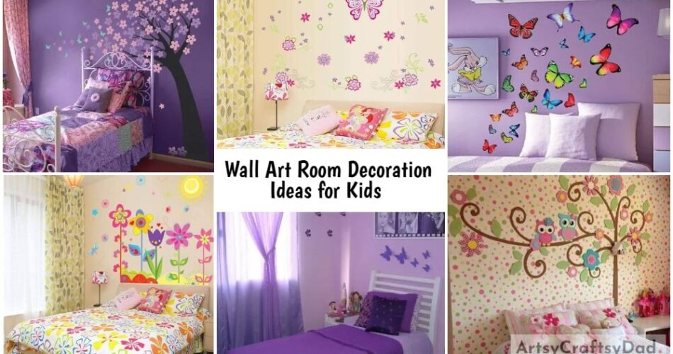 Beautiful Wall Art Room Decoration Ideas for Kids