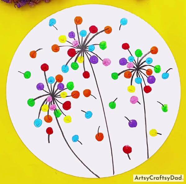 A Colorful Watercolor Tree Drawing Ideas for Kids 