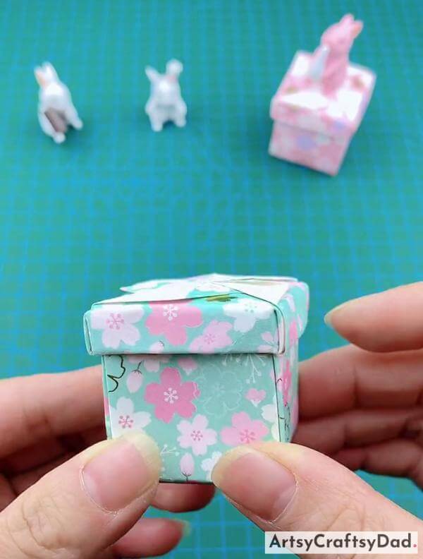 DIY Origami Paper Box Craft Idea for Kids 