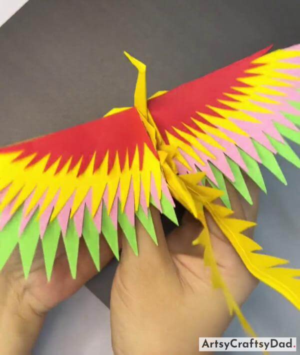 Dragon Paper Animal Paper Craft Idea For Youngster
