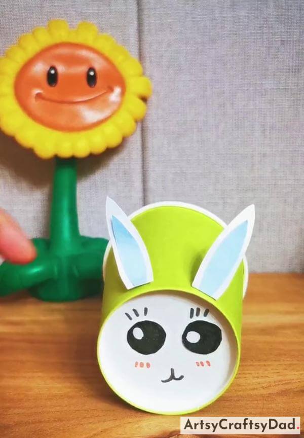 Easter Rabbit Craft Idea For Kids Using Paper Cup