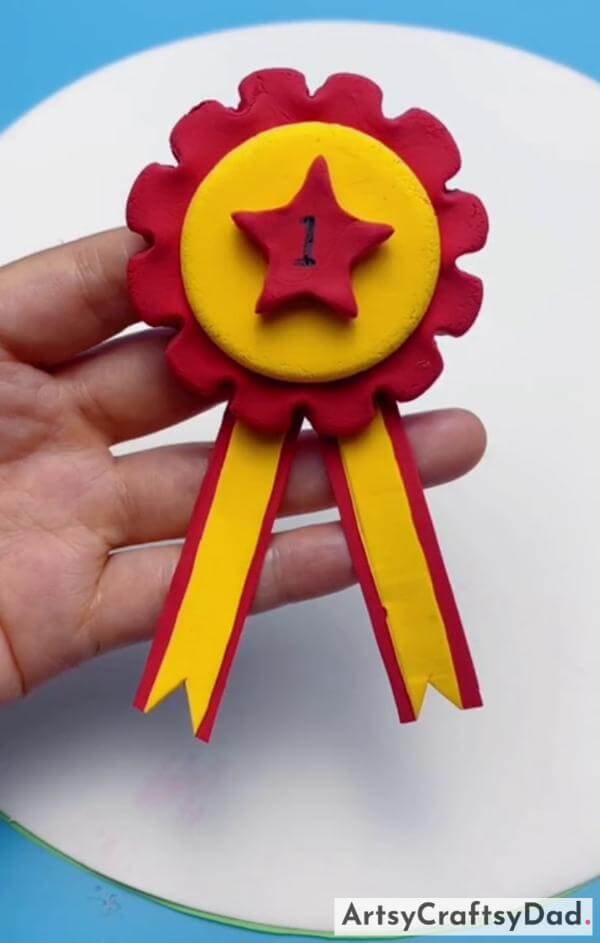 Easy Clay Badges Craft Art Ideas for Kids 