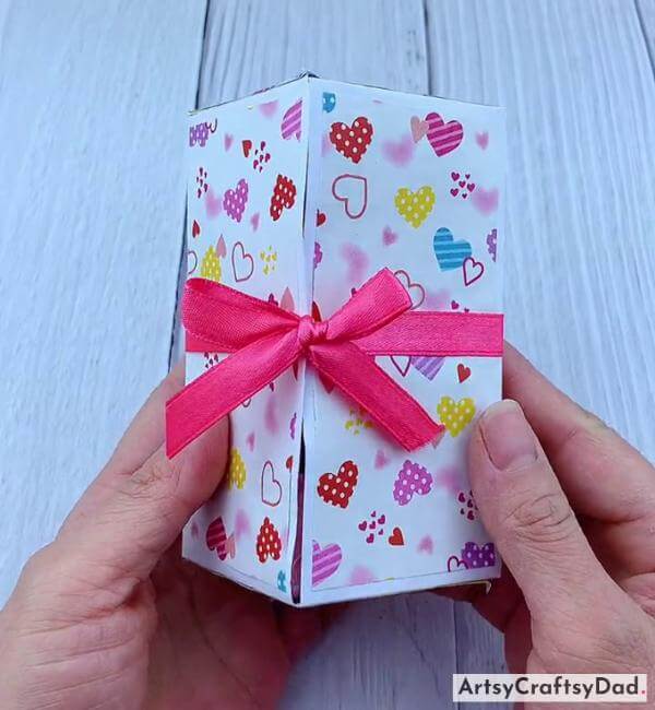 Fun And Easy Origami Paper Gift Box Craft Idea For Kids