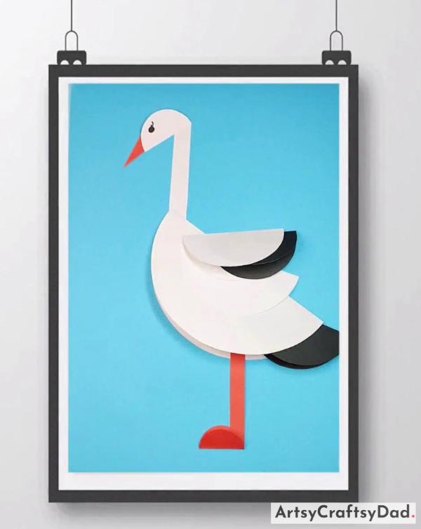 Homemade Duck Wall Hanging Craft Idea Using Paper