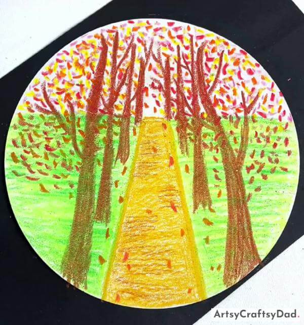Learn To Make Stamp Tree Painting Ideas for Children 
